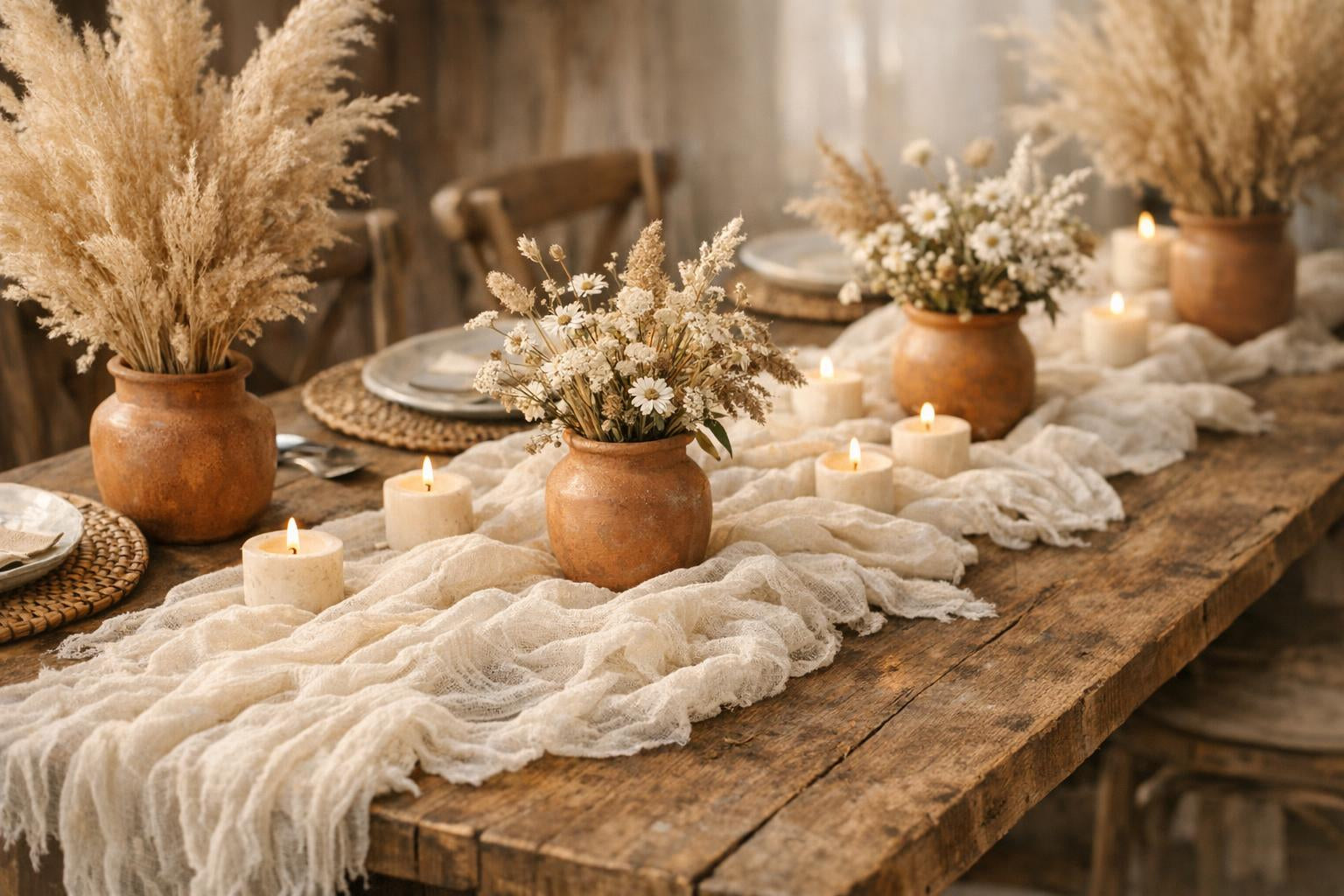 Cheesecloth Table Runner collection image