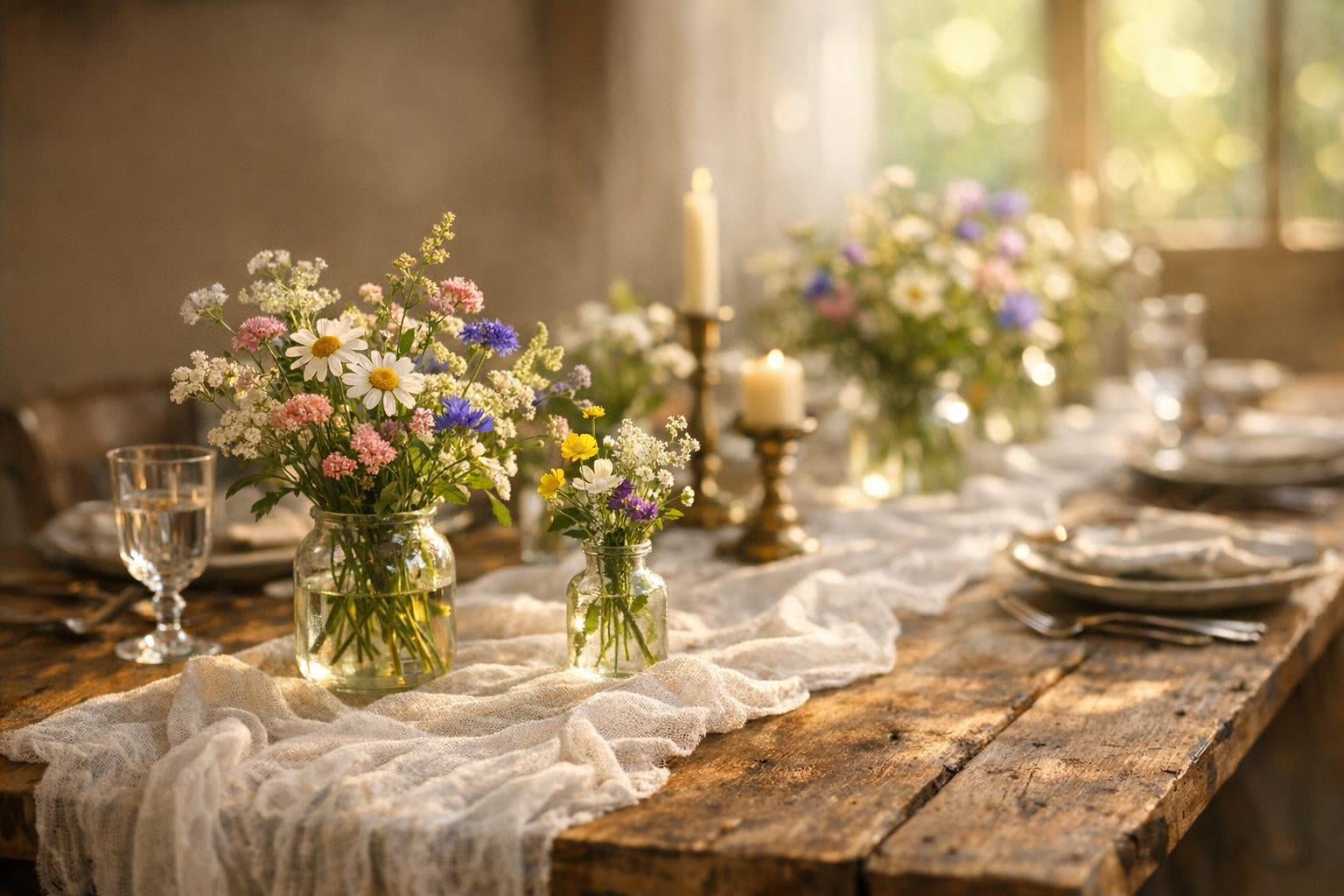 Gauze Table Runner collection image