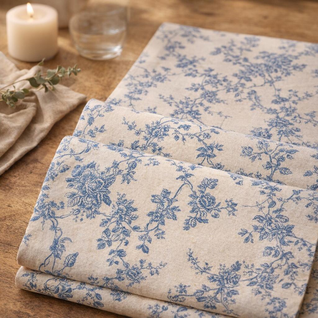 vintage-floral-table-runner