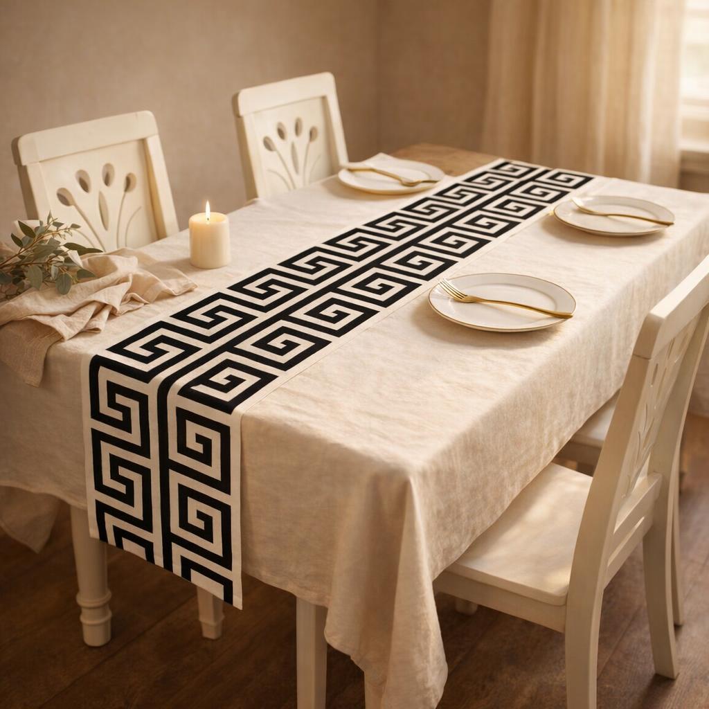 plaid-table-runner