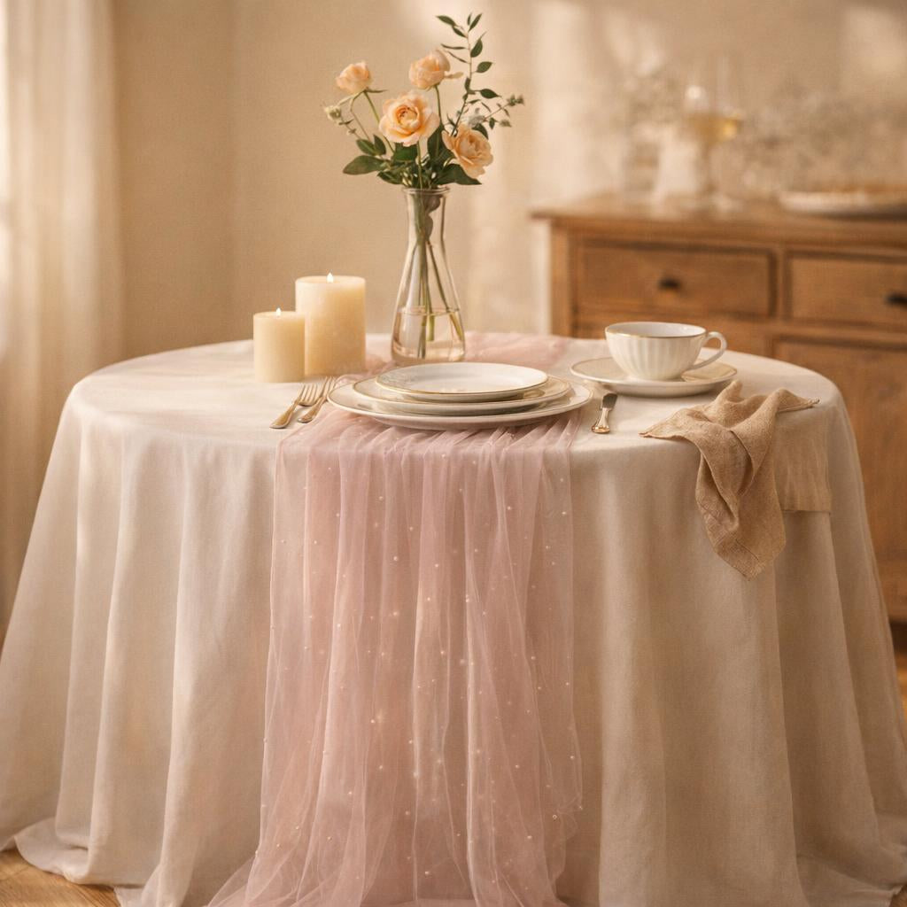blue-white-table-runner