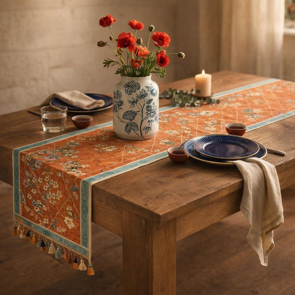 burnt-orange-table-runner