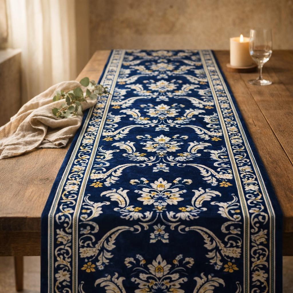 red-velvet-table-runner