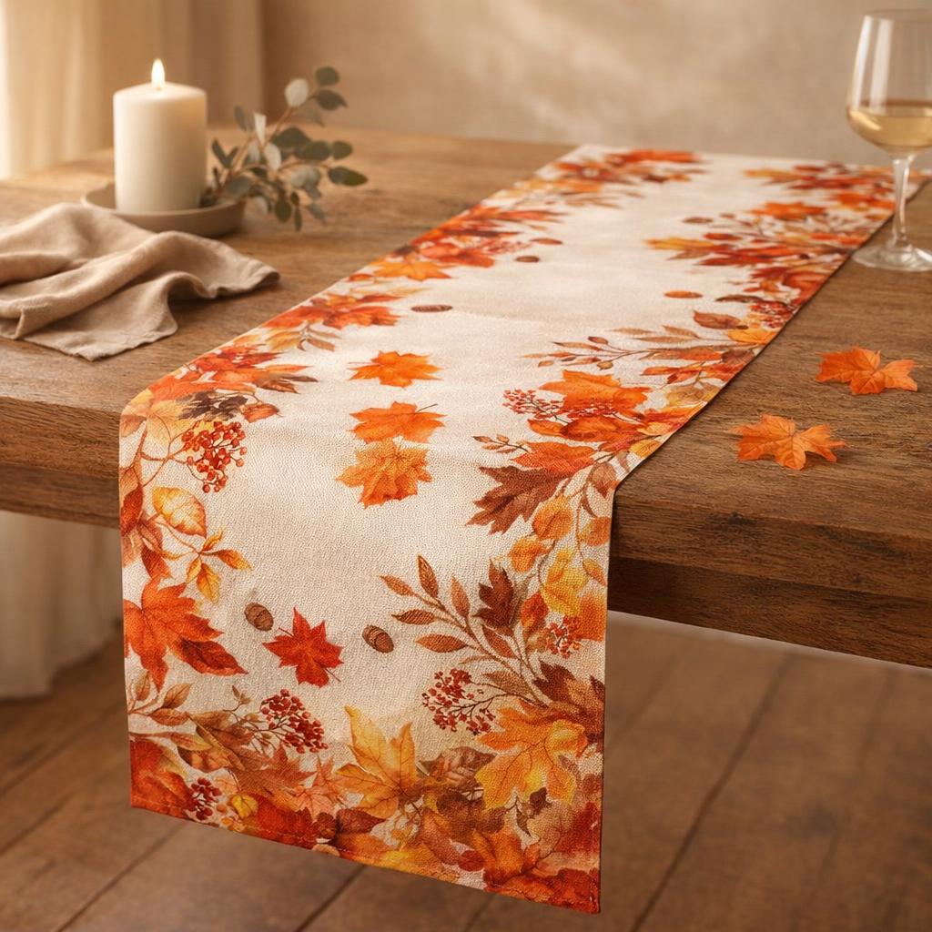 fall-plaid-table-runner