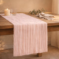 boho-cheesecloth-table-runner