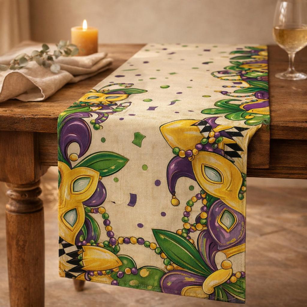 mardi-gras-table-runner