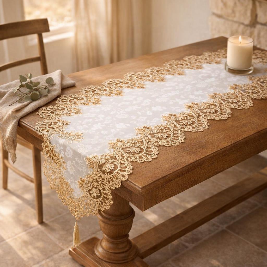 gold-lace-table-runner