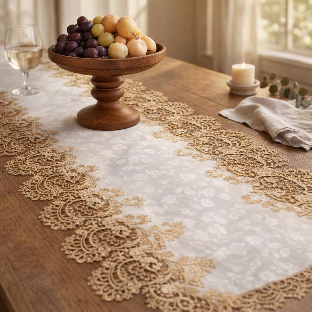 gold-lace-table-runner