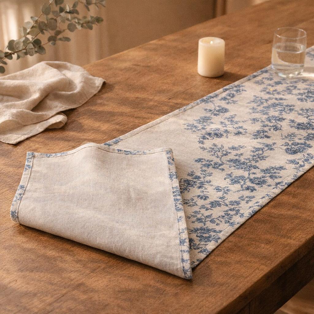 vintage-floral-table-runner