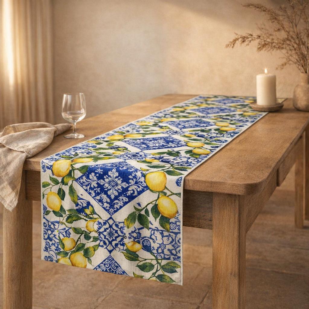 blue-cheesecloth-table-runner