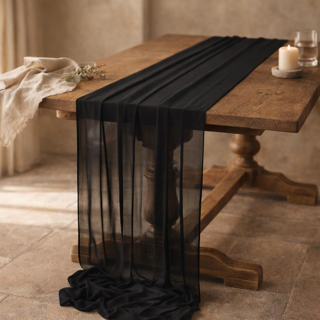 blush-chiffon-table-runner