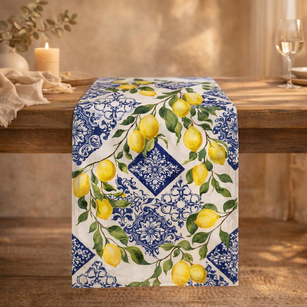 blue-cheesecloth-table-runner