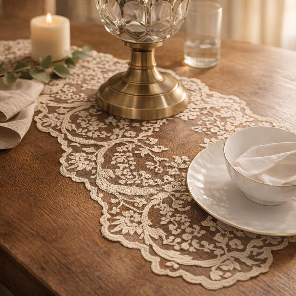 linen-lace-table-runner