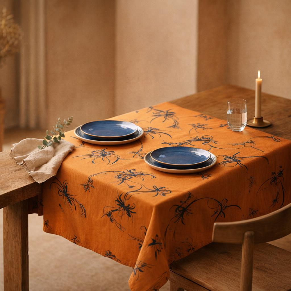 orange-table-runner