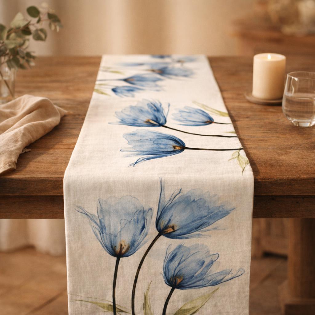 orange-runner-for-table