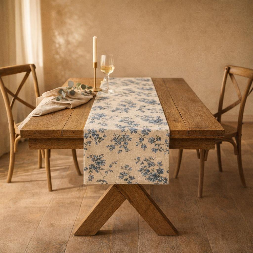 vintage-floral-table-runner