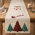 green-table-runner-for-christmas