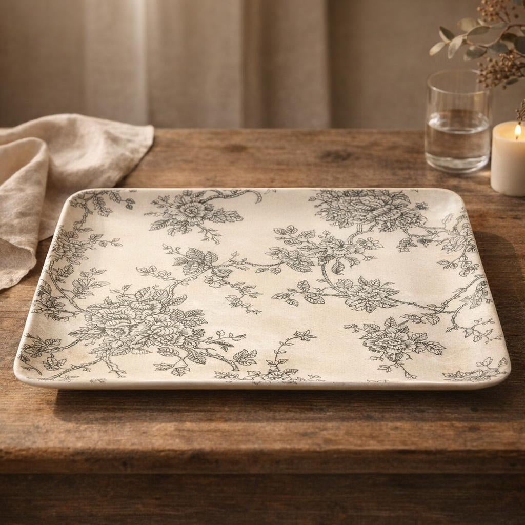 green-floral-table-runner