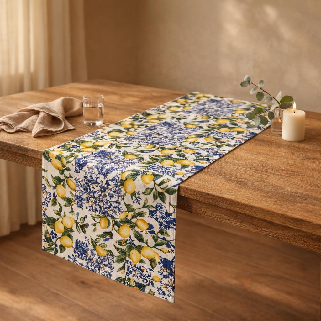 blue-cheesecloth-table-runner