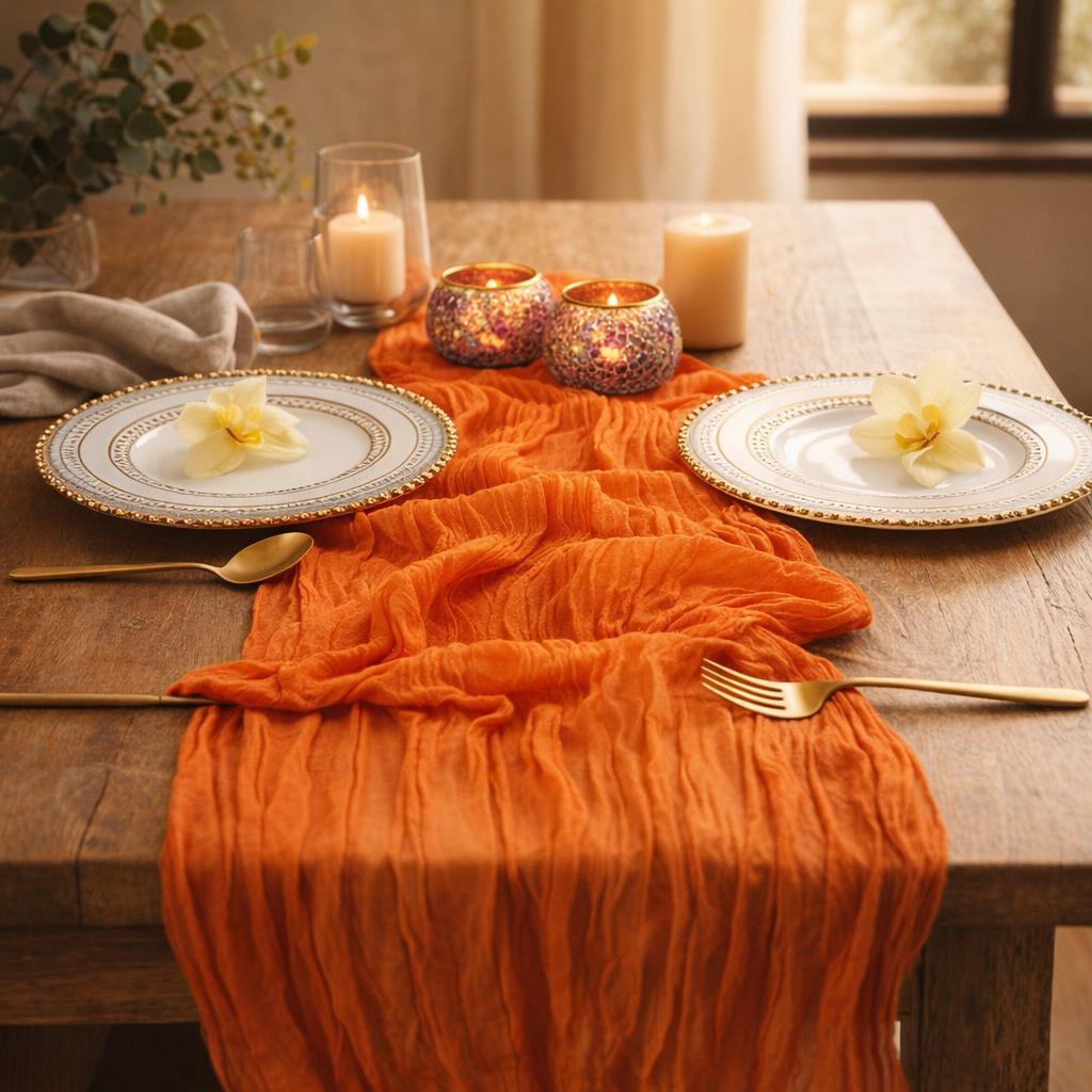 orange-runner-table